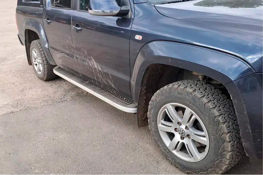 Volkswagen Amarok 2010–2022 Sānu pakāpieni Tayga Grey (2 gab., alumīnijs) Image