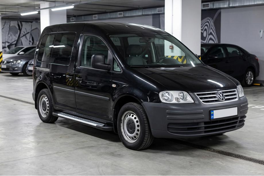 Volkswagen Caddy 2004–2010 Sānu sliekšņi Line (2 gab., alumīnijs) Maxi riteņu bāze Image