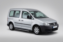 Volkswagen Caddy 2004–2010 Sānu sliekšņi Duru (2 gab., alumīnijs) Maxi riteņu bāze foto 1