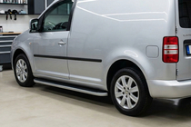 Volkswagen Caddy 2010–2015 Sānu pakāpieni Tayga (2 gab., alumīnijs) Maxi riteņu bāze foto 1