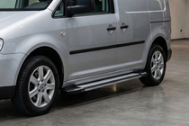 Volkswagen Caddy 2010–2015 Sānu pakāpieni Rainbow (2 gab., alumīnijs) Standarta bāze foto 1