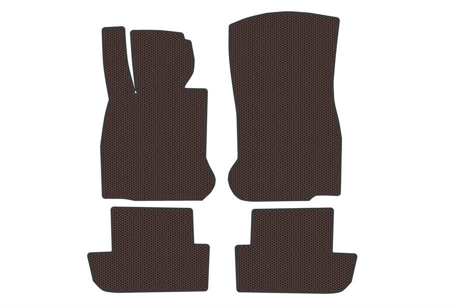 BMW 6. sērija F12/F13/F06 2011–2018 Carsuit gumijas paklājiņi (F12/13, brūni) Foto 1