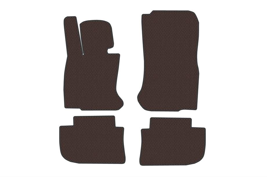 BMW 6. sērija F12/F13/F06 2011–2018 Carsuit gumijas paklājiņi (F06, brūni) Foto 1