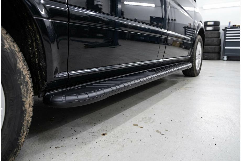 Mercedes Vito/V klase W447 2014– Sānu pakāpieni Bosphorus Black (2 gab., alumīnijs) Garā (ExtraLong) Image