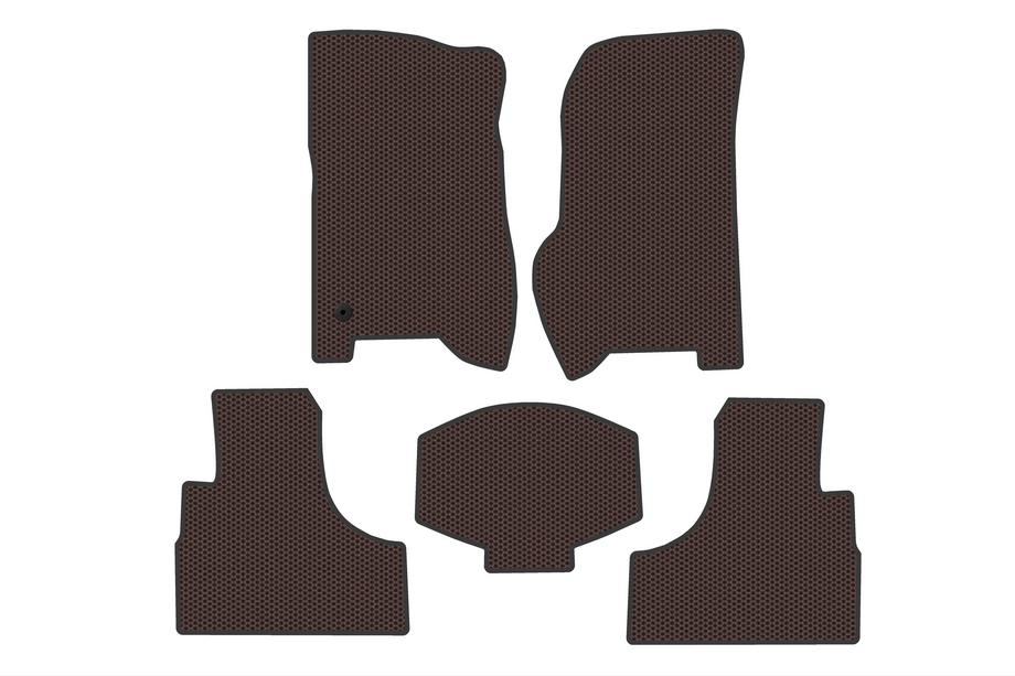 Jeep Cherokee/Liberty 2002–2007 Gumijas paklājiņi Carsuit (Brūni) Foto 1