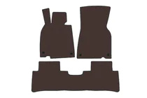 Mercedes EQE Gumijas paklājiņi Carsuit (Brūni) foto 1