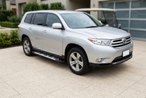 Toyota Highlander 2008–2013 Sānu sliekšņi Sunrise (2 gab., alumīnijs) foto 1