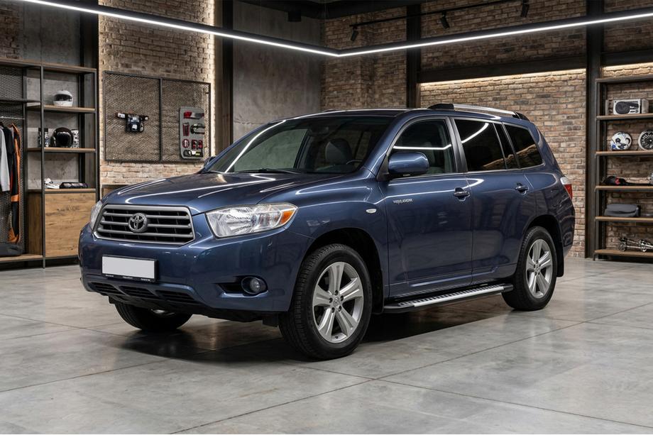Toyota Highlander 2008–2013 Sānu sliekšņi Line (2 gab., alumīnijs) Image