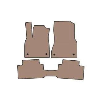 Gumijas paklājiņi Carsuit (Bēšs)