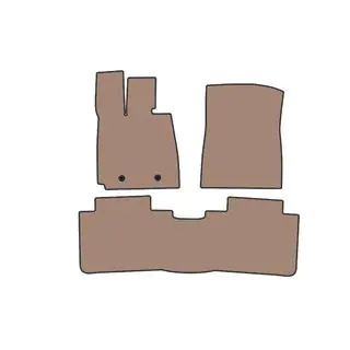 Gumijas paklājiņi Carsuit (Bēšs)
