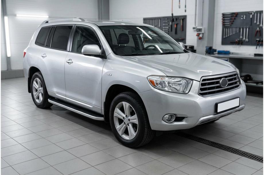 Toyota Highlander 2008–2013 Sānu pakāpieni Tayga Grey (2 gab., alumīnijs) Image