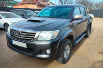 Toyota Hilux 2006–2015 Sānu sliekšņi Sunrise (2 gab., alumīnijs) foto 3