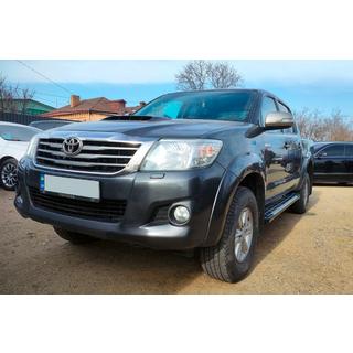 Sānu sliekšņi Sunrise (2 gab., alumīnijs) Toyota Hilux 2006–2015 foto 1