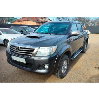 Sānu sliekšņi Sunrise (2 gab., alumīnijs) Toyota Hilux 2006–2015 foto 3