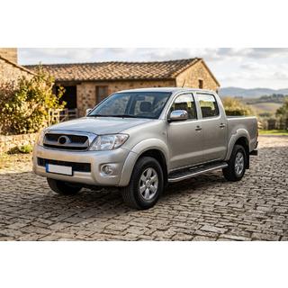 Sānu pakāpieni Maydos V1 (2 gab., alumīnijs ↗ nerūsējošais tērauds) Toyota Hilux 2006–2015 foto 1