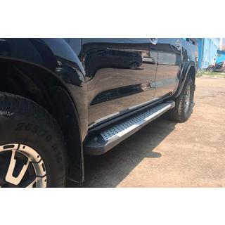 Sānu pakāpieni Allmond Grey (2 gab., alumīnijs) Toyota Hilux 2006–2015 foto 2