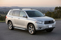 Toyota Highlander 2008–2013 Sānu pakāpieni Allmond Grey (2 gab., alumīnijs) foto 1