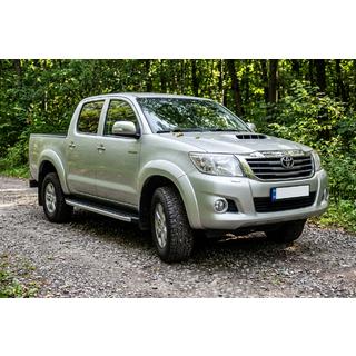 Sānu pakāpieni Fullmond (2 gab., alumīnijs) Toyota Hilux 2006–2015 foto 1