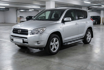 Toyota Rav 4 2006–2013 Sānu sliekšņi Sunrise (2 gab., alumīnijs) foto 1