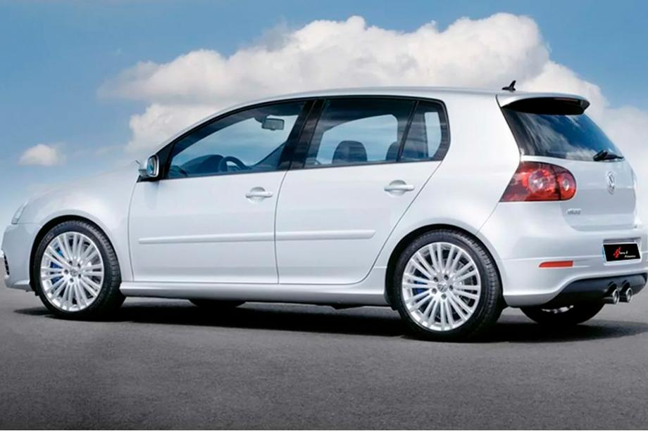 Volkswagen Golf 5 2003–2009 Sānu sliekšņi DPT (GTI, krāsošanai) Foto 1