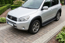 Toyota Rav 4 2006–2013 Sānu pakāpieni Bosphorus Black (2 gab., alumīnijs) foto 1