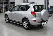 Toyota Rav 4 2006–2013 Sānu pakāpieni Tayga Grey (2 gab., alumīnijs) foto 1