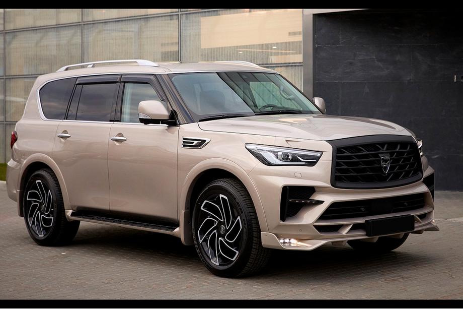 Infiniti QX80 2013–2024 LRT-Design virsbūves komplekts (2018-2024) Foto 2