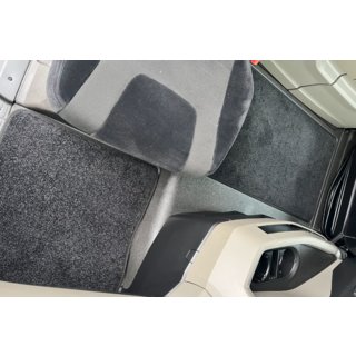Tekstila paklājiņi Deluxe (Melni) foto 4