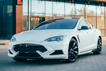 Tesla Model S 2012– LRT-Design Carbon virsbūves komplekts foto 1