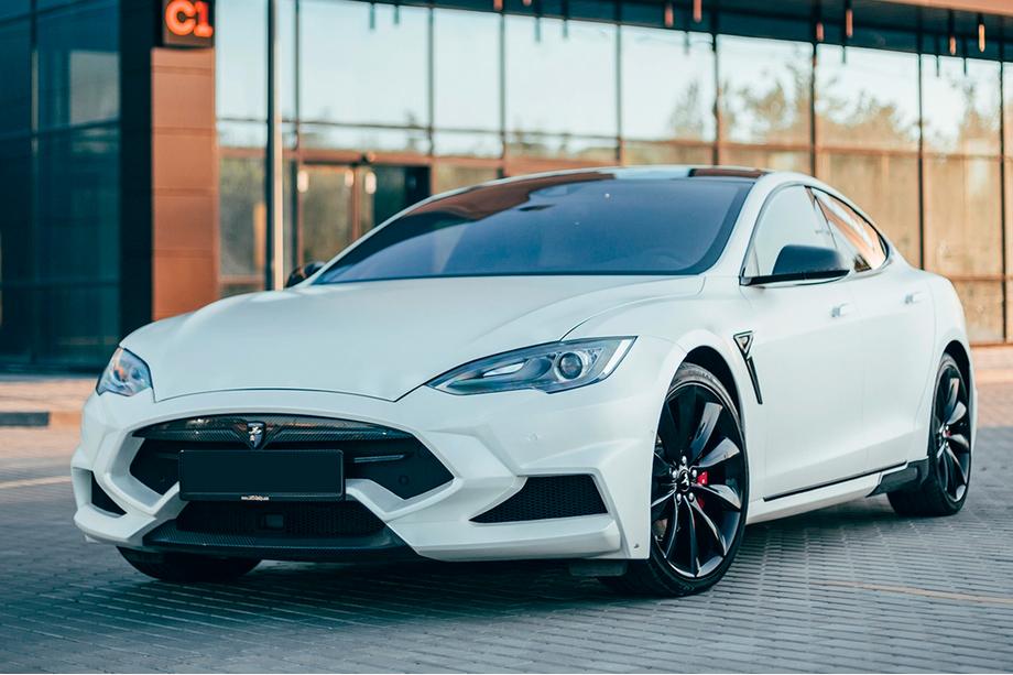 Tesla Model S 2012– LRT-Design Carbon virsbūves komplekts Image