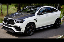 Mercedes GLE Coupé C167 2019– LRT Carbon virsbūves aerodinamikas komplekts (GLE63 2019-2023) foto 7