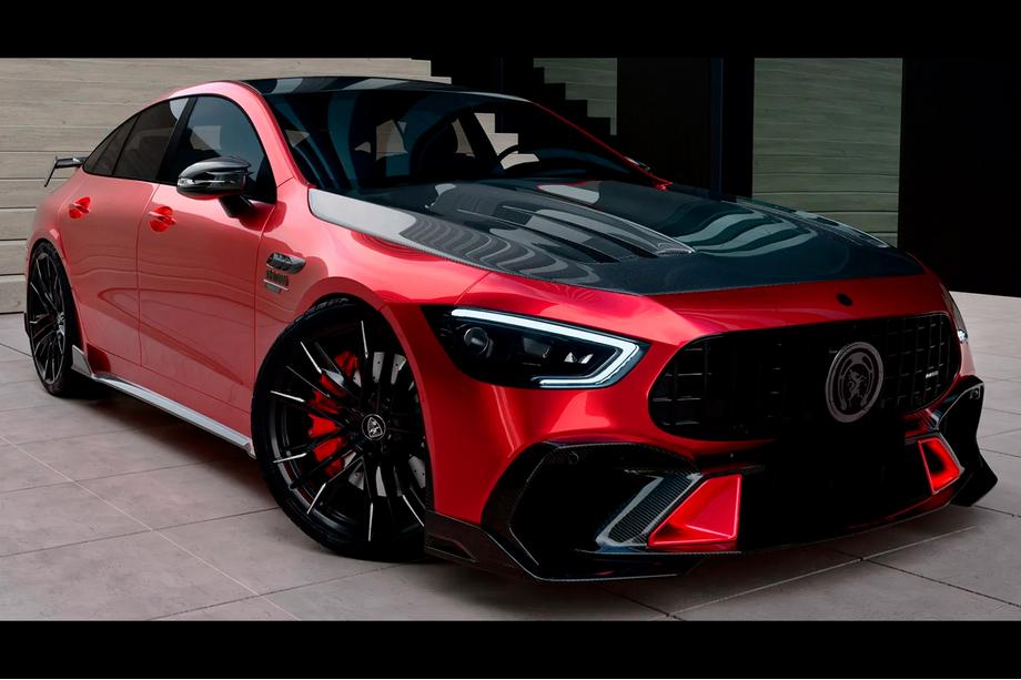 Mercedes AMG GT 4 X290 2018– LRT Carbon virsbūves komplekts (GT63 2018-2022) Foto 1