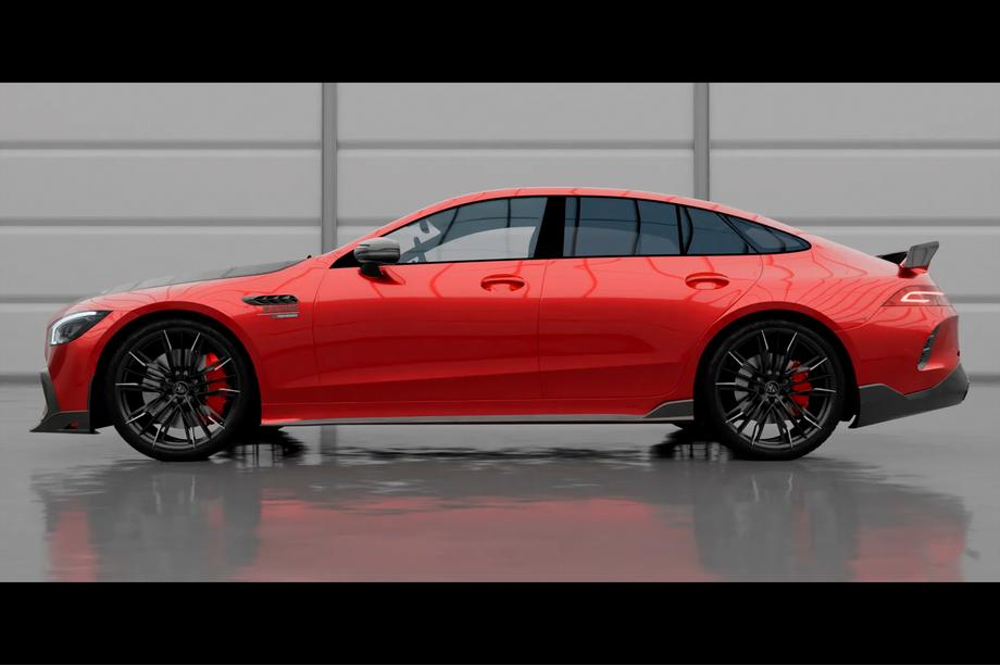 Mercedes AMG GT 4 X290 2018– LRT Carbon virsbūves komplekts (GT63 2018-2022) Foto 3