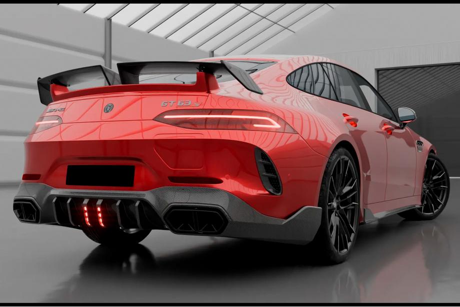 Mercedes AMG GT 4 X290 2018– LRT Carbon virsbūves komplekts (GT63 2018-2022) Foto 7