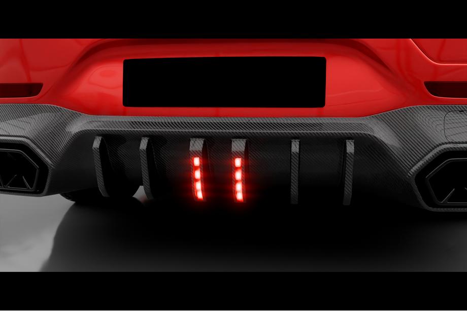 Mercedes AMG GT 4 X290 2018– LRT Carbon virsbūves komplekts (GT63 2018-2022) Foto 5