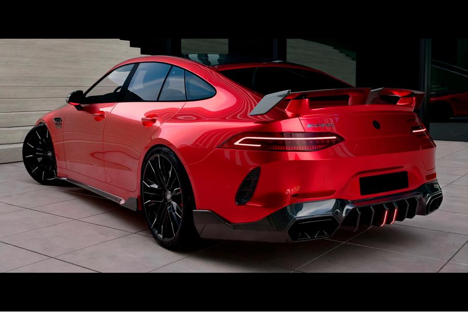 Mercedes AMG GT 4 X290 2018– LRT Carbon virsbūves komplekts (GT63 2018-2022) Foto 2
