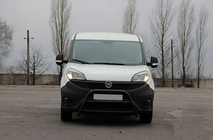 Fiat Doblo II 2010–2022 Kengurins WT022 Black (nerūsējošais tērauds) foto 1