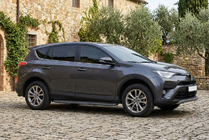 Toyota Rav 4 2013–2018 Sānu pakāpieni Bosphorus Black (2 gab., alumīnijs) foto 1