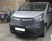 Opel Vivaro 2015–2019 Kengurina stienis WT004 Black (nerūsējošais tērauds) foto 1