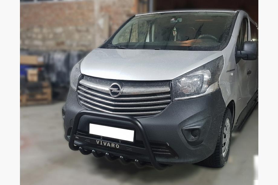 Opel Vivaro 2015–2019 Kengurina stienis WT004 Black (nerūsējošais tērauds) Image