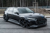 Audi A6 C8 2018–2025 MNSR Carbon virsbūves komplekts (RS6, kalts oglekļa šķiedras) foto 6