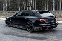 Audi A6 C8 2018–2025 MNSR Carbon virsbūves komplekts (RS6, kalts oglekļa šķiedras) foto 7