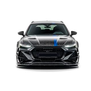 MNSR Carbon virsbūves komplekts (RS6, kalts oglekļa šķiedras) Audi A6 C8 2018–2025 foto 2