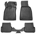Audi A6 C6 2004–2011 Stingray 3D gumijas salona paklājiņi (2004-2006, 4 gab.) foto 1