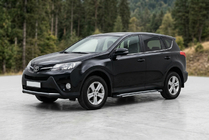 Toyota Rav 4 2013–2018 Sānu pakāpieni Rainbow (2 gab., alumīnijs) foto 1