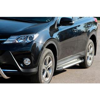 Sānu pakāpieni Allmond Grey (2 gab., alumīnijs) Toyota Rav 4 2013–2018 foto 1