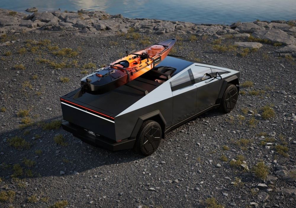 Tesla Cybertruck apskats: futūristisks elektriskais pikaps