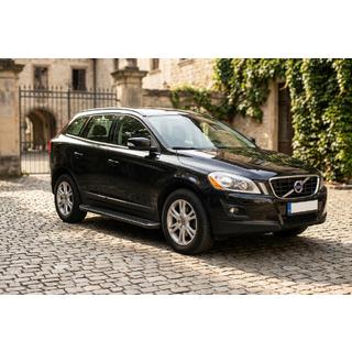 Sānu sliekšņi Allmond Black (2 gab., alumīnijs) Volvo XC60 2009–2017 foto 1