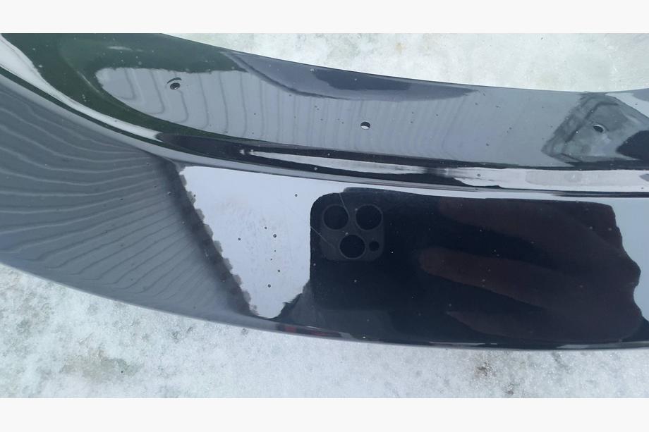 BMW 4 sērija F32/F33/F36 2012–2020 Izpārdošana: Priekšējā lūpas uzlika DPT V-3 (M4, spīdīgi melna) Foto 3