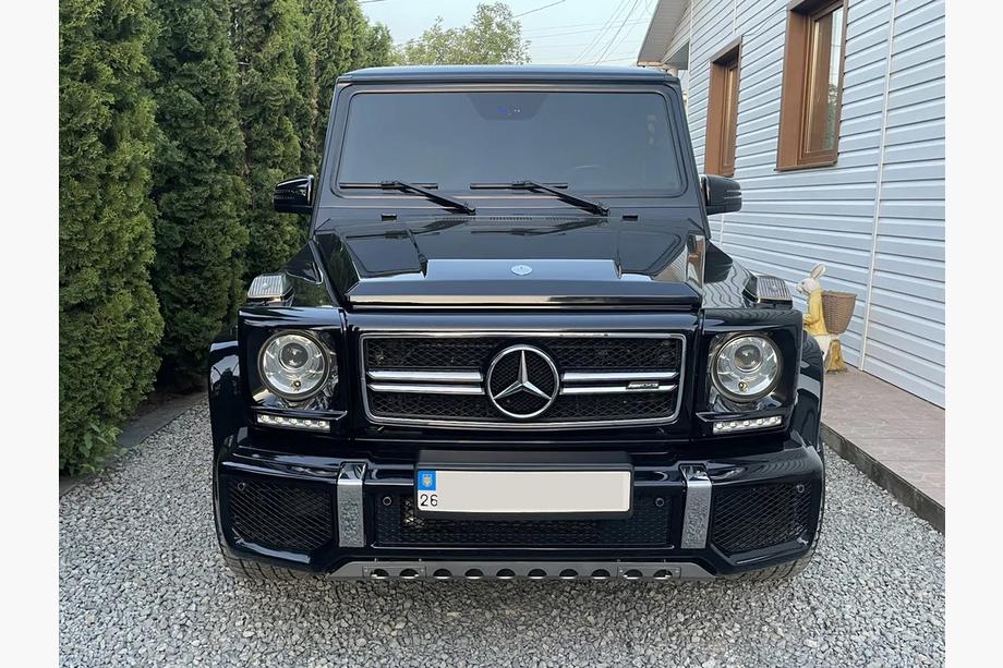 Mercedes G class W463 1990–2018 Priekšējo lukturu uzlikas (komplekts ar stiprinājumiem) Foto 1